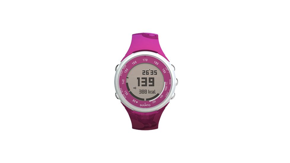 Suunto t1c Heart Rate Monitor Watch - True Fuchsia