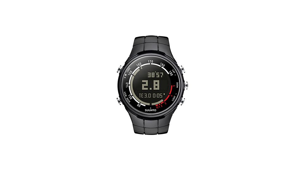 Suunto t3d Heart Rate Monitor Exercise Watch - Black Polished SS015844000