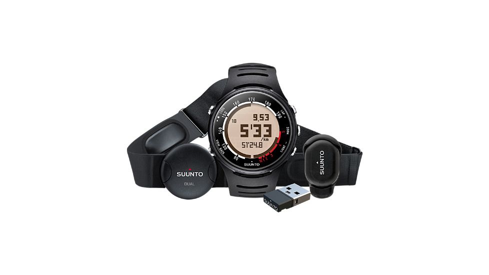Suunto T3D Running Pack  - T3D Watch, Black + Foot Pod SS016593000