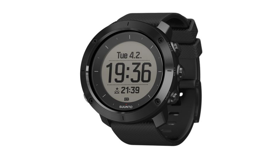 Suunto Traverse GPS Outdoor Watch, Sapphire Black SS022291000