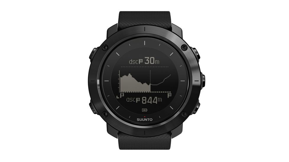 Suunto Traverse GPS Outdoor Watch, Sapphire Black SS022291000