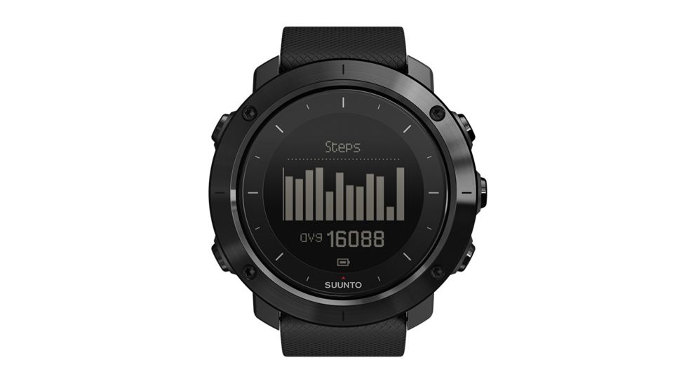 Suunto Traverse GPS Outdoor Watch, Sapphire Black SS022291000