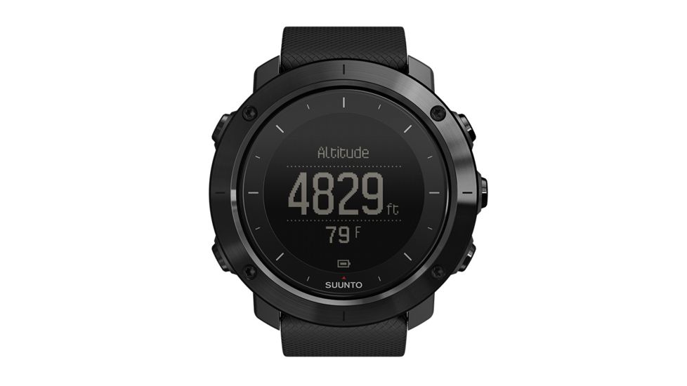 Suunto Traverse GPS Outdoor Watch, Sapphire Black SS022291000