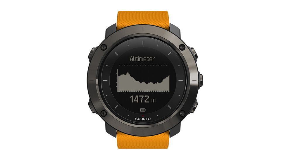 Suunto Traverse Gps Outdoor Watch With Versatile Navigation Functions For Hiking And Trekking, White SS021842000