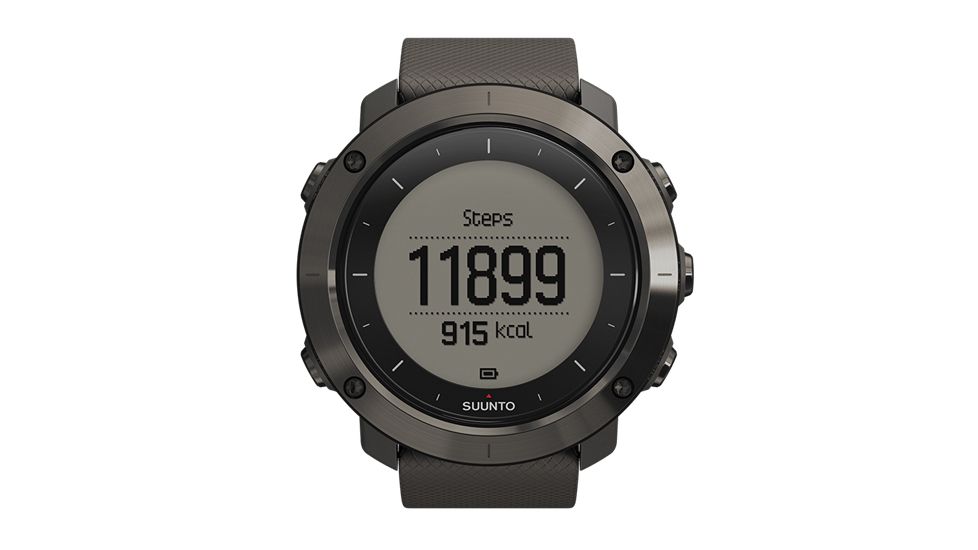Suunto Traverse Gps Outdoor Watch With Versatile Navigation Functions For Hiking And Trekking, Black SS021843000