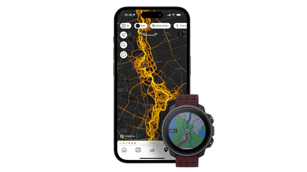 Suunto Vertical Watch, Black Ruby, One Size, SS050865000