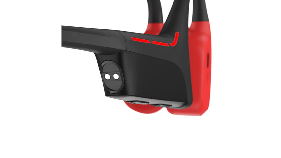 Suunto Wing Headphones, Black/Lava Red, One Size, SS050944000