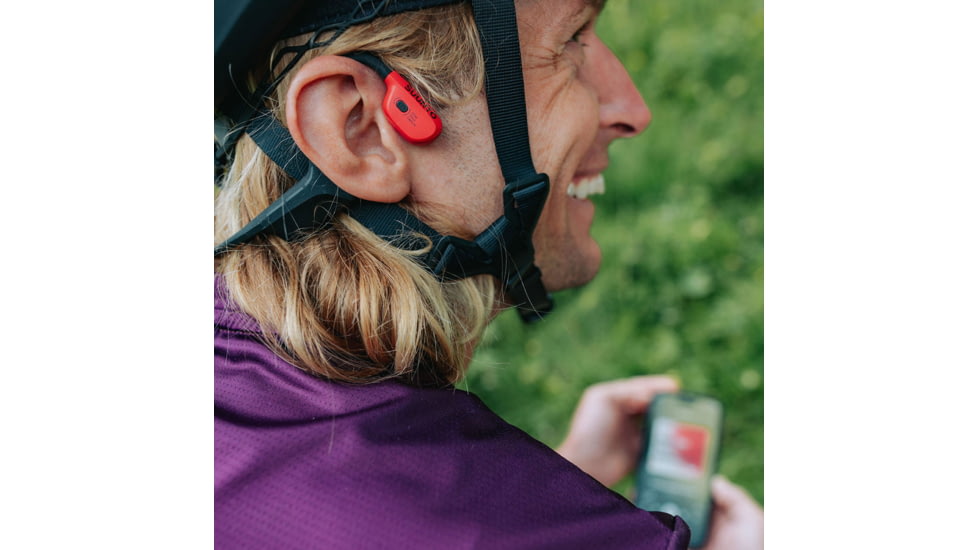 Suunto Wing Headphones, Black/Lava Red, One Size, SS050944000