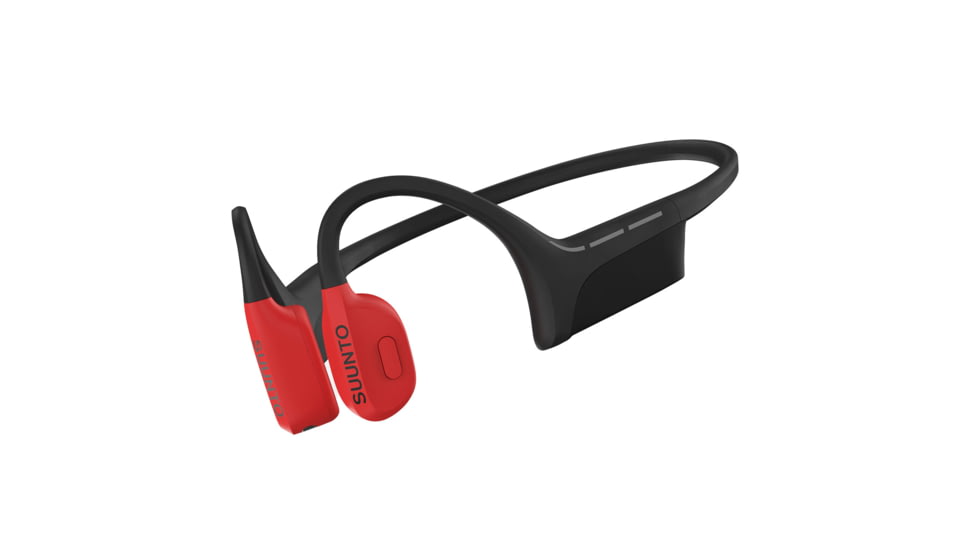 Suunto Wing Headphones, Black/Lava Red, One Size, SS050944000