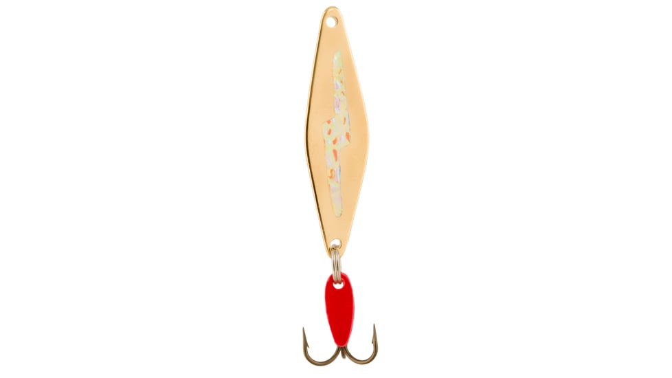 Swedish Pimple Do-Jigger Casting/Trolling Spoon, 1/6 oz, 1-3/4 in, Gold Ice, 1DJGOLDICE