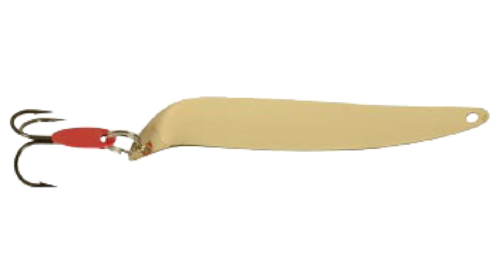 Swedish Pimple Flutter Laker Taker Spoon, 4 in, 1/4 oz, 4 in, Gold, 9016G
