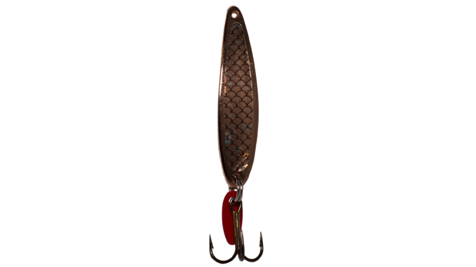 Swedish Pimple Jigging Lure, 1/4oz, 1-3/4 in, Copper Scale, 4COPPERSCA