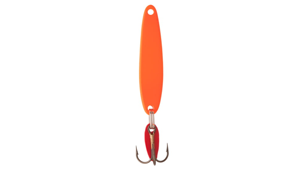 Swedish Pimple Jigging Lure, 1/4oz, 1-3/4 in, Fluorescent Orange, 4AFO