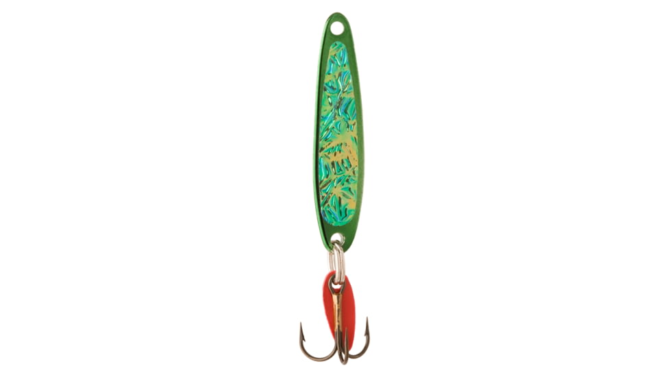 Swedish Pimple Jigging Lure, 1/4oz, 1-3/4 in, Green Ice, 4GREENICE