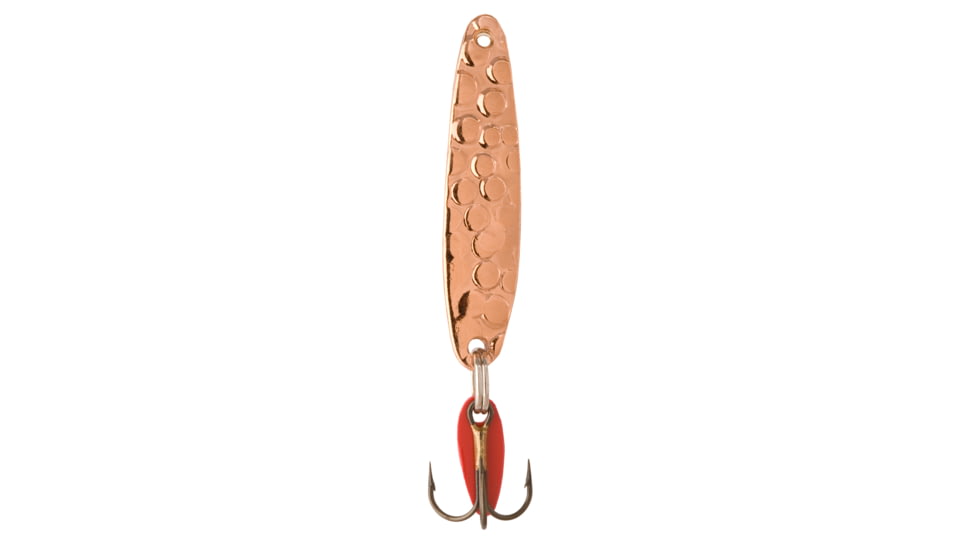 Swedish Pimple Jigging Lure, 1/4oz, 1-3/4 in, Hammered Copper, 4AC