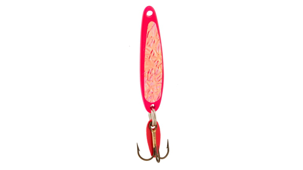 Swedish Pimple Jigging Lure, 1/4oz, 1-3/4 in, Magenta Ice, 4MAGENTAIC