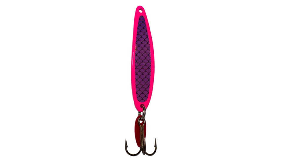 Swedish Pimple Jigging Lure, 1/4oz, 1-3/4 in, Pink Scale, 4PINKSCALE