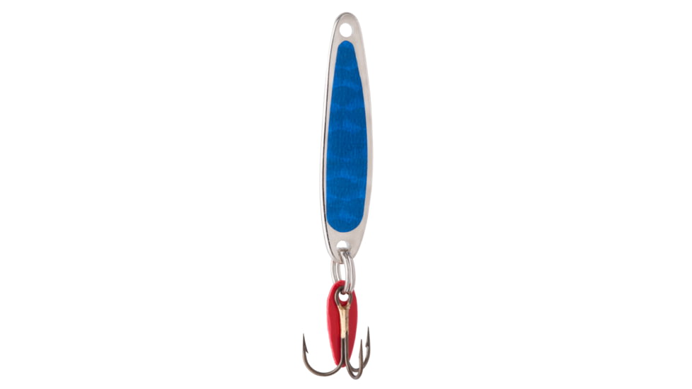 Swedish Pimple Jigging Lure, 1/4oz, 1-3/4 in, Prism Blue, 4ZB