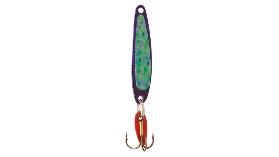 Swedish Pimple Jigging Lure, 1/4oz, 1-3/4 in, Purple Ice, 4PURPLEICE
