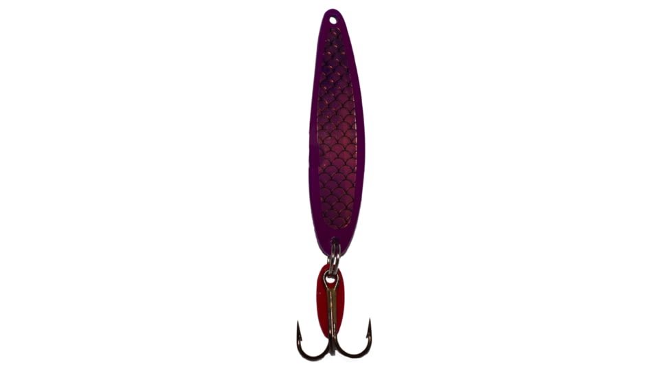 Swedish Pimple Jigging Lure, 1/4oz, 1-3/4 in, Violet Scale, 4VIOLETSCA