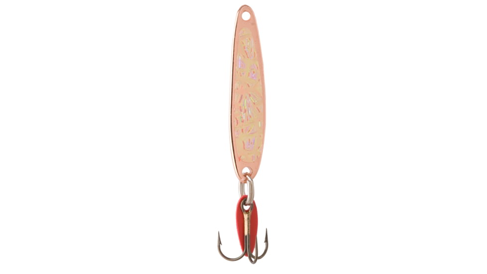Swedish Pimple Jigging Lure, 1/4oz, 1-3/4 in, Copper Ice, 4COPPERICE