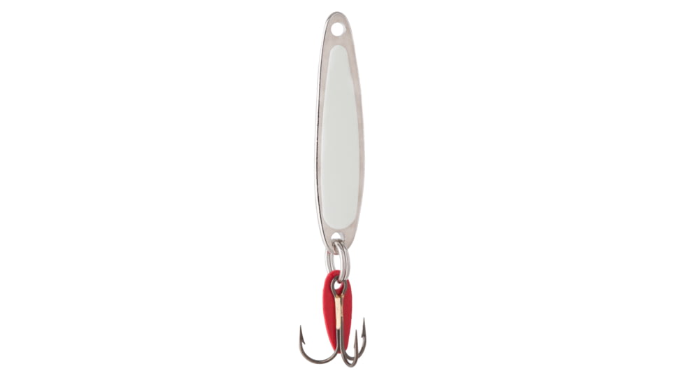 Swedish Pimple Jigging Lure, 1/4oz, 1-3/4 in, Glow Tape, 4GLO