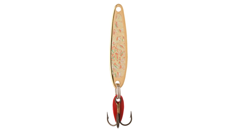 Swedish Pimple Jigging Lure, 1/4oz, 1-3/4 in, Gold Ice, 4GOLDICE