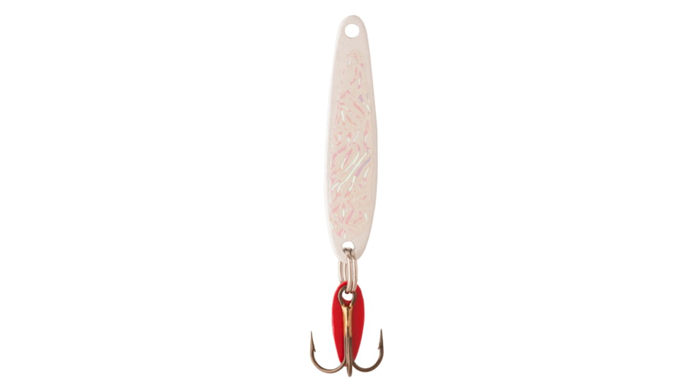 Swedish Pimple Jigging Lure, 1/4oz, 1-3/4 in, White Ice, 4WHITEICE