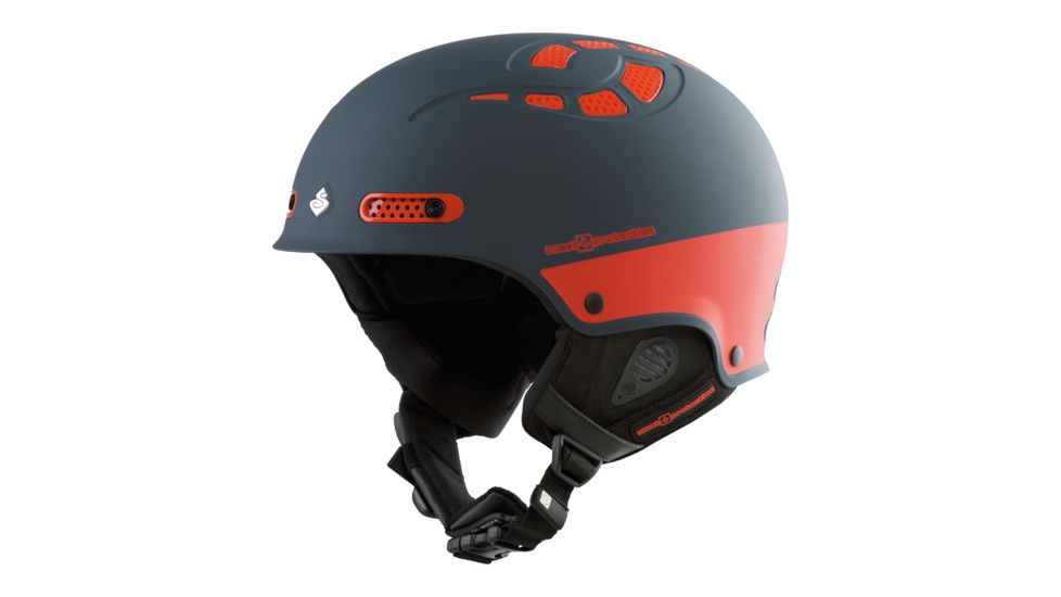 Sweet Protection Igniter Helmet, Midnight Blue/Cody Orange, S/M 840005-MBCOR-SM
