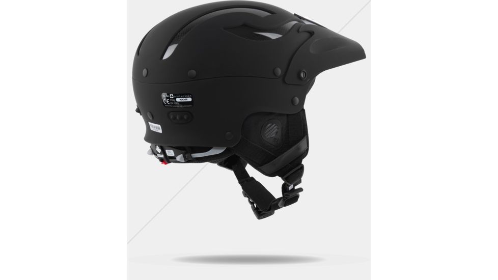 Sweet Protection Rocker Helmet,w/Carbon Fiber, Dirt Black, Medium/Large 845026-DTBLK-ML