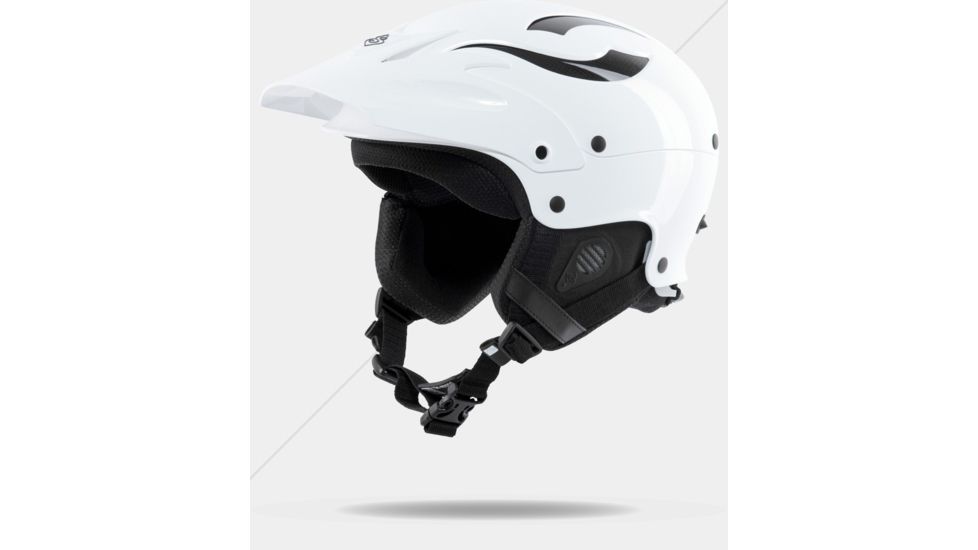 Sweet Protection Rocker Helmet,w/Carbon Fiber, Gloss White, Large/Extra Large 845026-GSWHT-LXL