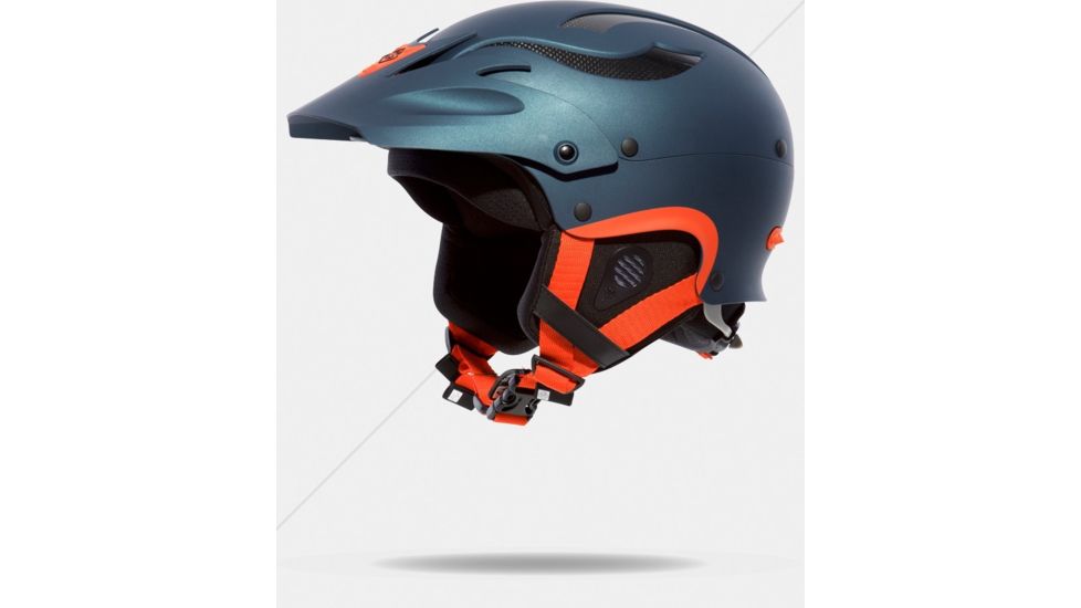 Sweet Protection Rocker Helmet,w/Carbon Fiber, Navy Blue Metallic, Large/Extra Large 845026-NBEME-LXL