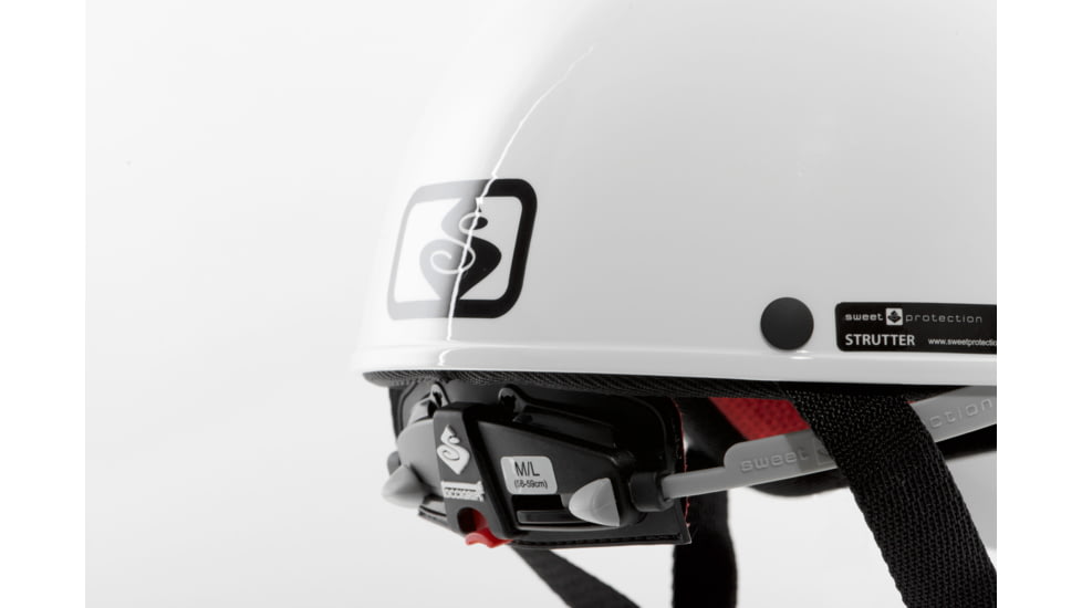 Sweet Protection Strutter Helmet for River Running, Playboating, Gloss White, Medium/Large, 845024-GSWHT-ML