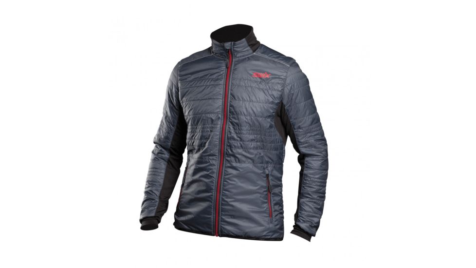 Swix Menali Quilted Jacket - Mens, Heather/Charcoal, Small, 19047-11003-S