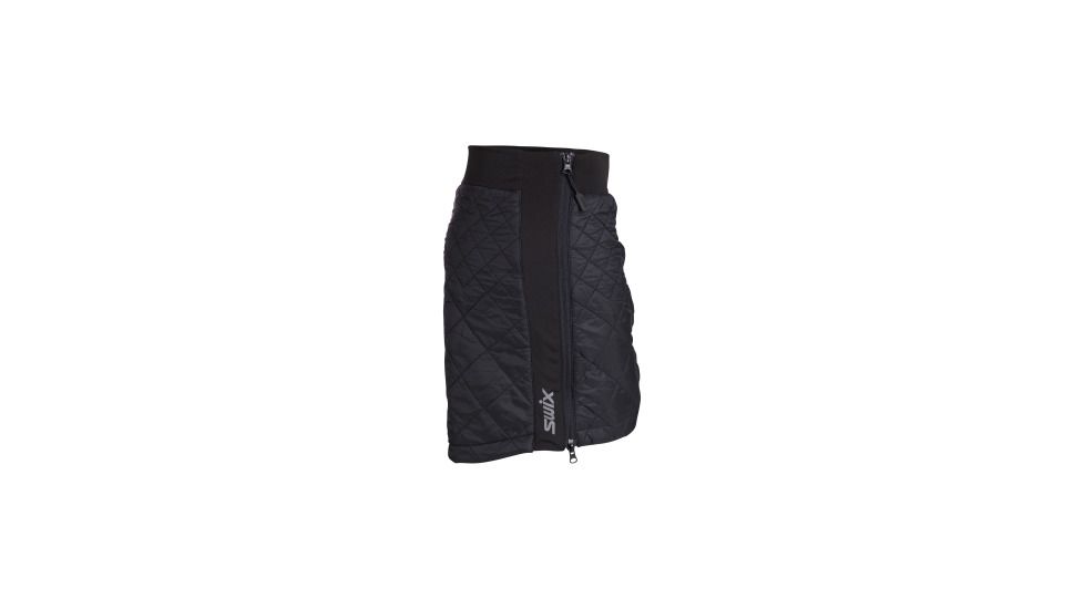 Swix Menali Quilted Skirt - Womens-Black-Small