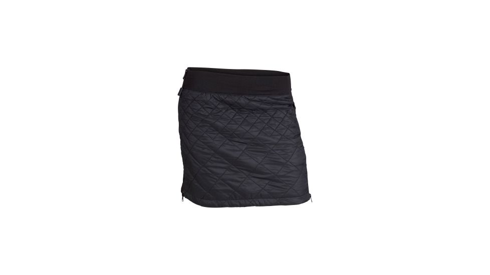 Swix Menali Quilted Skirt - Womens-Black-Small