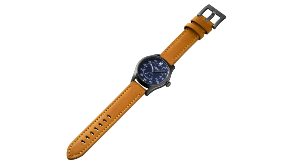 Szanto Heritage Aviator Watches, Blue Dial, Tan Strap, Gun Gray, One Size, SZ 2756