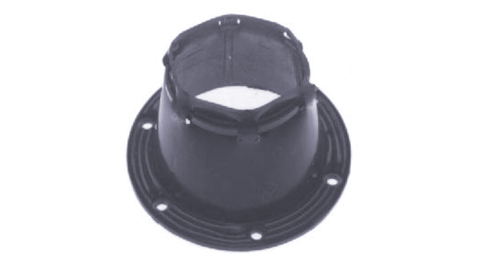 T-H Marine Cable Boot, 4-1/2in, Black, CB-4-DP