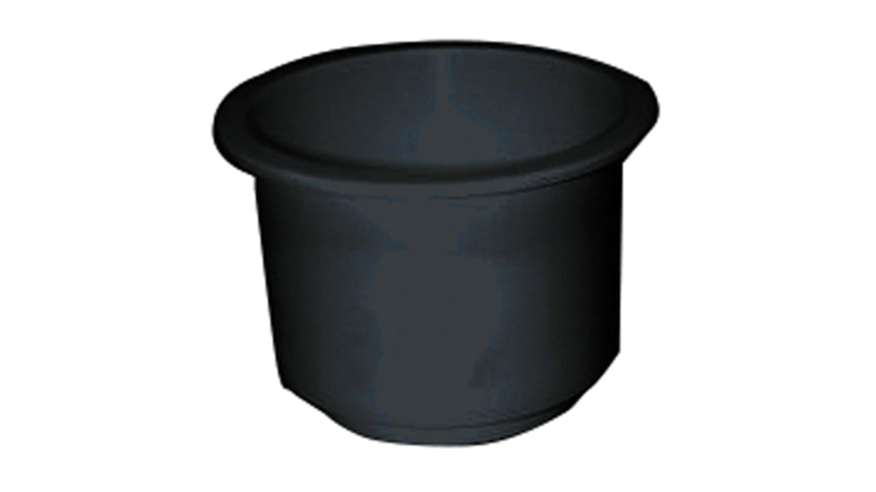 T-H Marine Cup Holder, 3-1/8in, Black, LCH-1-DP