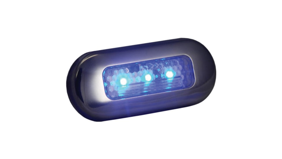 T-H Marine Led Oblong Courtesy Lights, Blue, LED-51823-DP