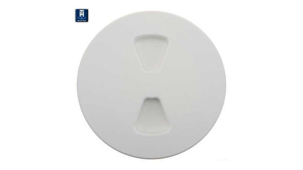 T-H Marine Sure-Seal Screw Out Deck Plate 4in, Polar White, DPS-4-2-DP