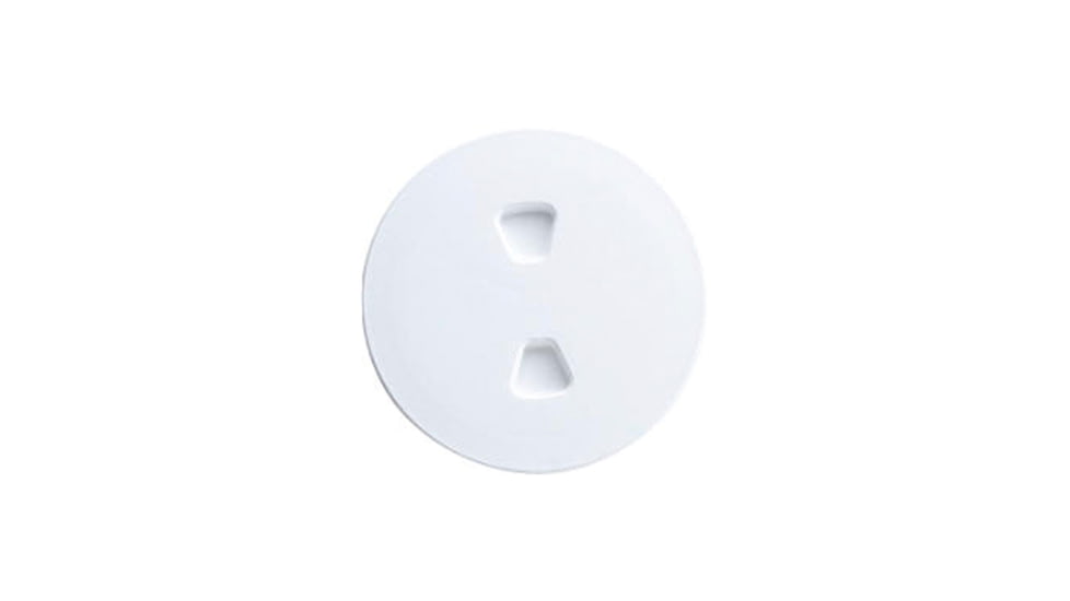 T-H Marine Sure-Seal Screw Out Deck Plate 6in, Polar White, DPS-6-2 DP
