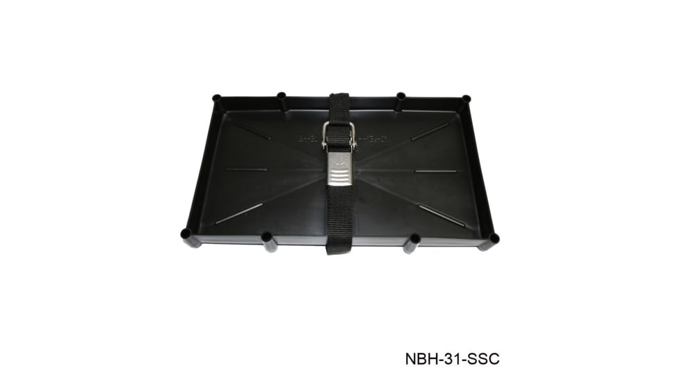 T-H Marine T H Marine Battery Holder Tray w/ Stainless Steel Buckle 31 Series, NBH-31-SSC-DP