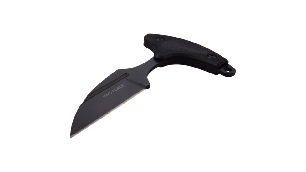 TAC Force Wharncliffe Fixed Blade Knife, 2.75 in, 3Cr13 Stainless Steel Stainless Steel, Black, TF-FIX009BK