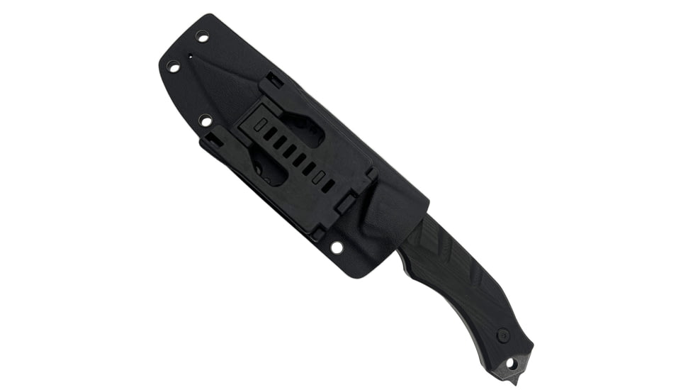 Takumitak Alert Fixed Blade Knife, 5in, D2, Clip Point, G10 Handle, Black Stonewash, TKF210SW