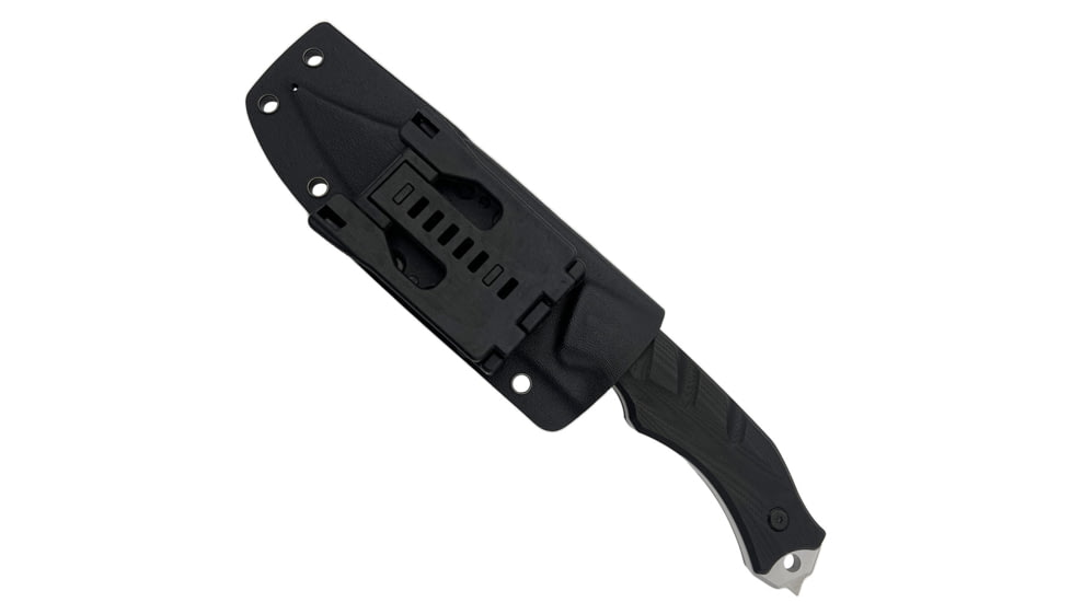 Takumitak Alert Fixed Blade Knife, 5in, D2, Clip Point, G10 Handle, Silver, TKF210SL