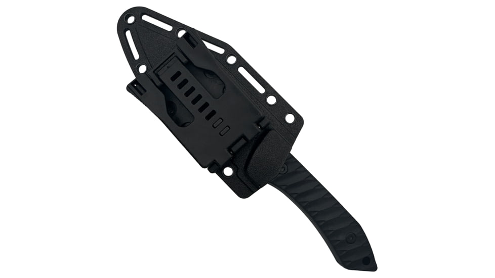 Takumitak Asym Fixed Blade Knife, 4.45 in Blade , 3cr13, Black, TKF318