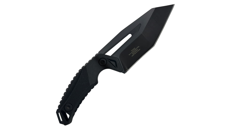 Takumitak Big Head Fixed Blade Knife, 3.25in, 3Cr13 Blade, Modified Tanto Blade, FRN, Black, TKF3S02