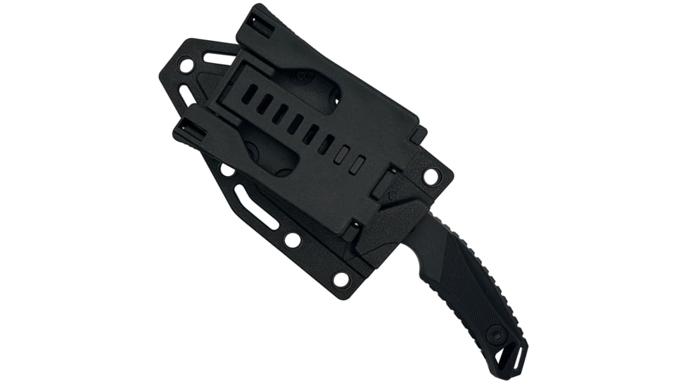 Takumitak Big Head Fixed Blade Knife, 3.25in, 3Cr13 Blade, Modified Tanto Blade, FRN, Black, TKF3S02