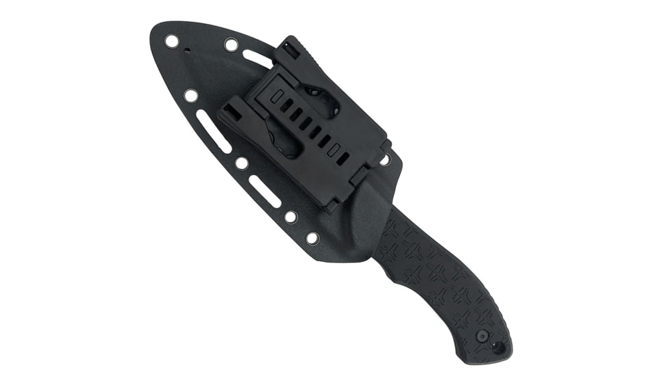 Takumitak Day 500 Fixed Blade Knife, 4.5in, D2, Sheepsfoot, G10 Handle, Black, TKF206BK